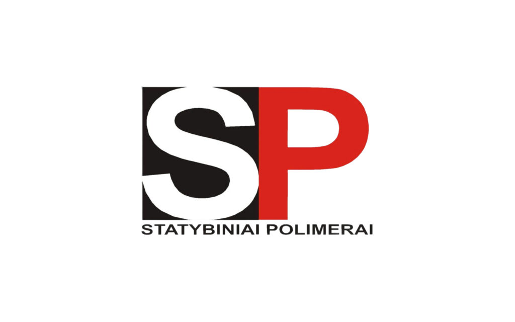 Statybiniai polimerai logotipas – VšĮ Atsigręžk į vaikus rėmėjas