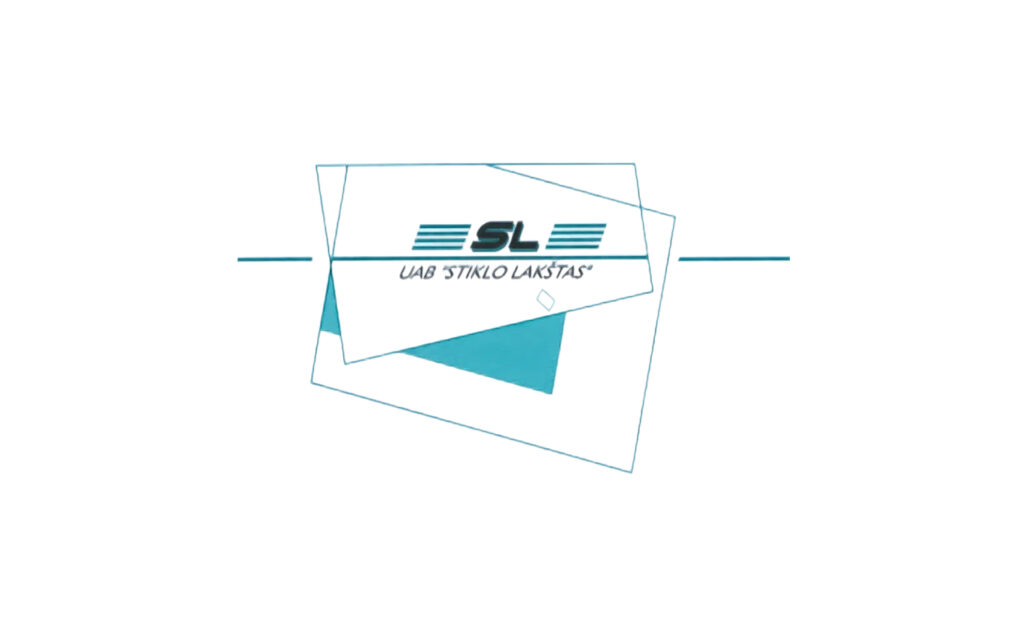 Stiklo lakštas logotipas – VšĮ Atsigręžk į vaikus rėmėjas